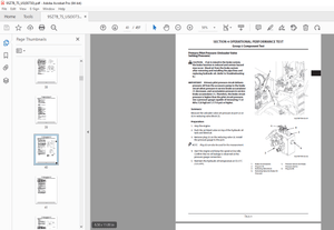 KCM 95Z7B Wheel Loader(Operational Performance Test Troubleshooting)ENGINE SHOP MANUAL PDF
