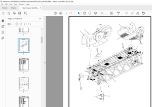 Manitowoc Crane MLC650WB Parts Manual 6507016 PDF