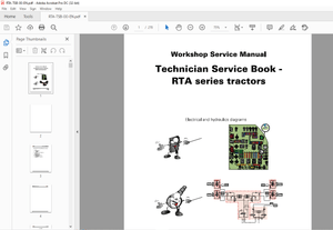 AGCO® NA RTA series tractors Technician Service Book Workshop Service Manual – PDF DOWNLOAD