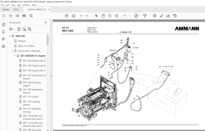 Ammann ARS 200 Single Drum Roller Parts Catalogue Manual 3005371 PDF
