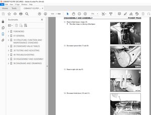 Komatsu WA470-6 WA480-6 Wheel Loader Shop Manual CEBM007102 - PDF DOWNLOAD