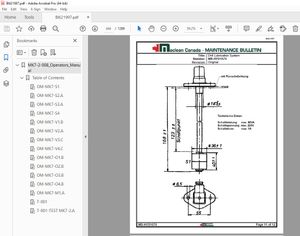CAT Bucyrus Reedrill MK7-2 Drilling Equipment 2-Boom Drill Jumbo Operator Manual SN MK7-2-008 PDF 