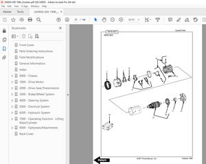 BT Prime-Mover WSX22 WSX30 WSX40 Electric Counter Balanced Stacker Truck Parts Manual - PDF DOWNLOAD