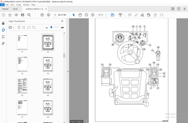 AMMANN ARX 23.1 ARX 26.1 RULLO TANDEM MANUALE D’USO - PDF