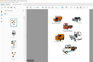 Taylor-Dunn MC-432-05 Operation Trouble Shooting &amp; Replacement Parts Manual S.NO 151285 - PDF 