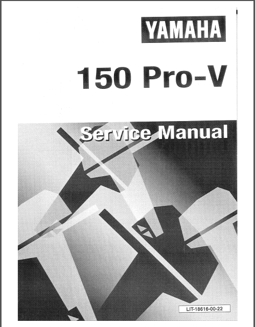 1986 Yamaha Prov 150 J Outboard Service Repair Maintenance Manual – Download