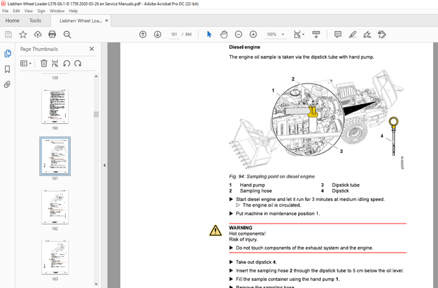 Liebherr Wheel loaders L 576-1759 Service manual – PDF DOWNLOAD