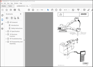 Komastu Hydraulic Mining Shovel PC4000E-6 Shop Manual(08165E-GB-2) – PDF DOWNLOAD