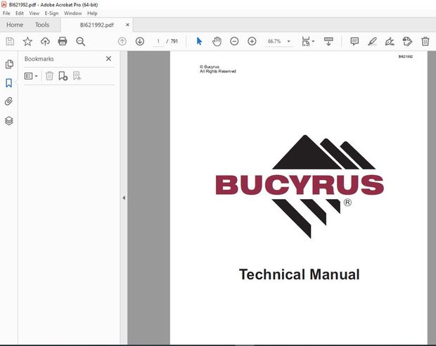 CAT Bucyrus Reedrill MK7 ELECTRIC HYDRAULIC Two BOOM JUMB0 Maintenance Manual SN S07-4180 PDF 
