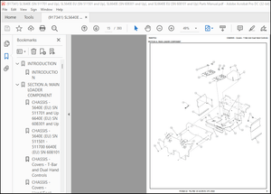Gehl SL5640E (SN 511701 Up) SL5640E EU (SN 511501 &amp; Up) SL6640E (SN 608301 &amp; Up)  Parts Manual PDF