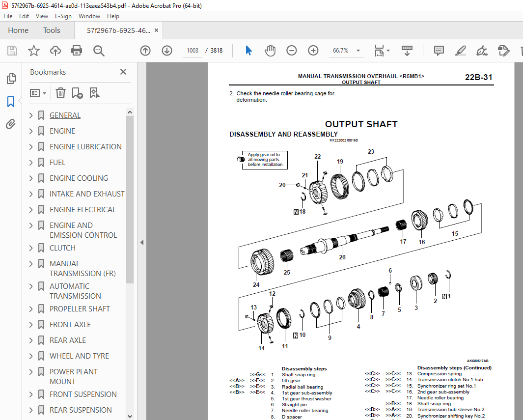 MITSUBISHI TRITON L200 WORKSHOP MANUAL PDF visual data 5