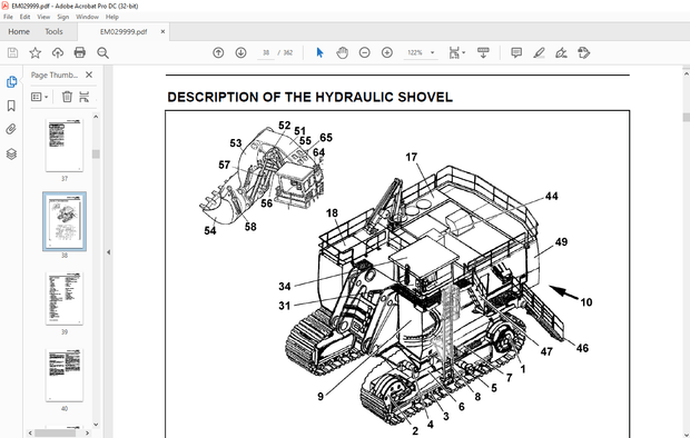 Cat 6060 AC 6060 AC FS Hydraulic Shovel Operation and Maintenance Manual EM029999 – PDF DOWNLOAD