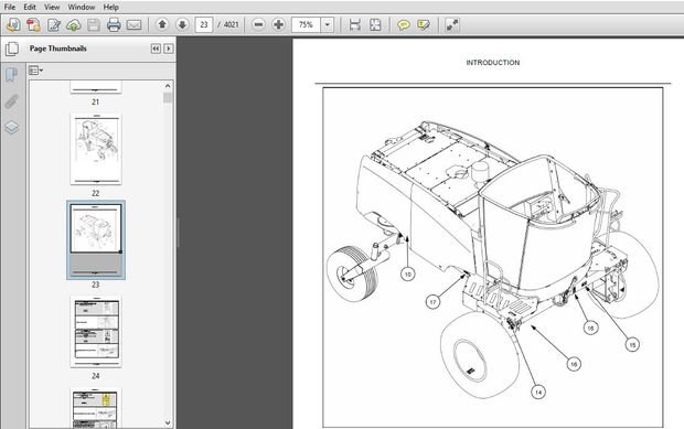 New Holland Speedrower 160 Tier 4B (final) Self-Propelled Windrower Service Manual (48126542)