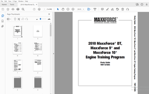 2010 MaxxForce DT, 9 &amp; 10 Engine Training Program Manual – PDF DOWNLOAD