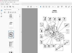 Sakai Vibratory Pneumatic Tired Roller GW754 Parts Manual – PDF
