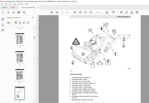 Bomag Single drum roller BW 213 D-4 Operating instructions Manual SN 101583081960 – PDF DOWNLOAD