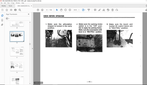 Kawasaki 70ZII Wheel Loader WITH CUMMINS 6BTA5.9 ENGINE Operation &amp; Maintenance Manual - PDF 
