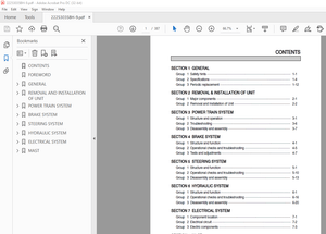Hyundai Forklift 22/25/30/35BH-9 Service Manual 2023 – PDF DOWNLOAD