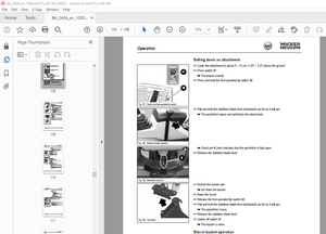 Wacker Neuson 2404 Track Excavator Operator&#x27;s Manual 1000243672 - PDF DOWNLOAD 