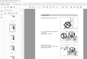 Hyundai Forklift 22/25/30/33D-9T Operator’s Manual 2023 - PDF DOWNLOAD