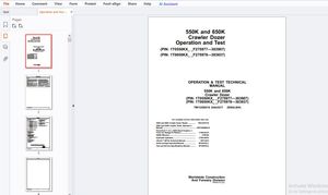 John Deere 550K &amp; 650K Crawler Dozer Operation &amp; Test Technical Manual TM13356X19 - PDF DOWNLOAD