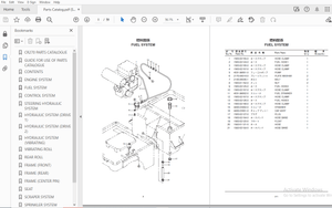 Sakai Asphalt Vibrating Roller CR270 Engine Honda GX610 Parts Manual – PDF
