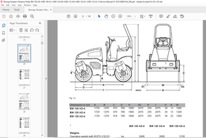 Bomag BW 100 AD-4 BW 100 AC-4 BW 120 AD-4 BW 125 AD-4 BW 120 AC-4 BW 125 AC-4 Roller Service Manual 