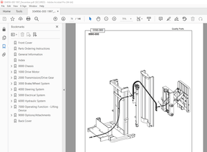 BT-Prime Mover WRX 30 Electric Straddle Reach Stacker Truck Parts Manual - PDF DOWNLOAD