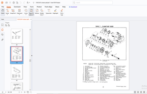 Fiatallis 545 545H 545-B 605-B 645 645-B 745 745H 745-B 745H-5 Wheel Loader(AxlesService Manual  PDF