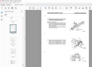 Komatsu 6D170-1 Series Diesel Engine Repair Service Manual SEBE6161A16  - PDF DOWNLOAD