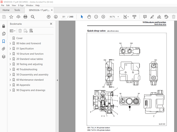 Komatsu D65EX-17 D65PX-17 D65WX-17 Bulldozer Service Repair Workshop Manual - PDF DOWNLOAD