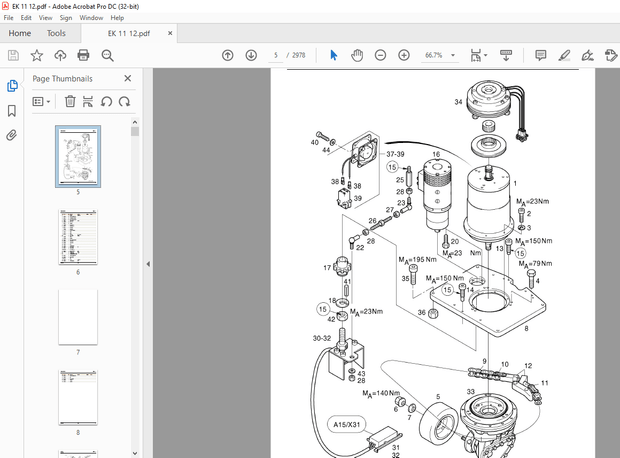Still STED Forklift EK11 12 OPTISPEED Order picker truck Spare Parts List Manual – PDF DOWNLOAD