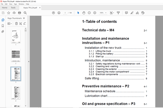 TOYOTA Forklift 7PLL24 Service Manual 222996-040 - PDF DOWNLOAD