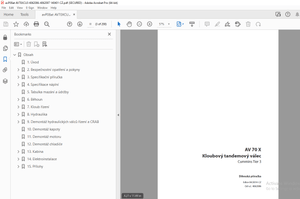 Ammann AV 70 X Kloubový tandemový válec Dílenská prírucka 4062086 PDF