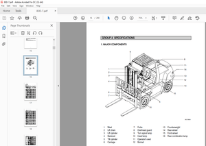 Hyundai Forklifts 80D-7 Service Manual 2023 - PDF DOWNLOAD