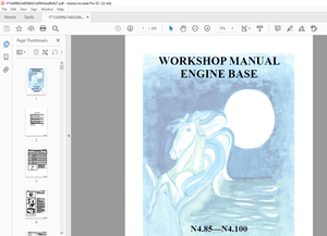 Nanni Diesel Engine Base N4.85 N4.100 Workshop Manual 60300167 – PDF DOWNLOAD
