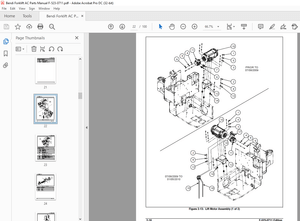 Bendi Landoll B30, B40 &amp; B45 AC Forklift Parts Manual F-523-0711 – PDF DOWNLOAD