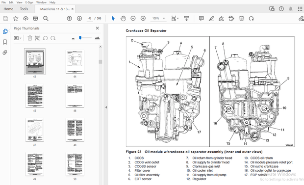 MaxxForce 11 &amp; 13 Diesel Engine Service Manual – PDF DOWNLOAD