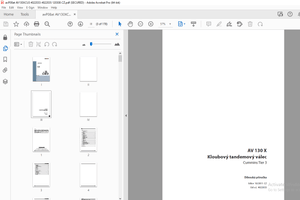 Ammann AV 130 X Kloubový tandemový válec Dílenská prírucka 4022033 - PDF