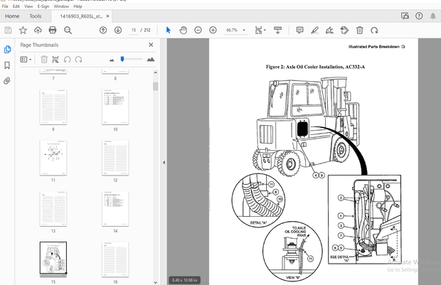 Drexel R60SL Standard Options IPB SwingMast Lift Truck Parts Manual 1416903 – PDF DOWNLOAD