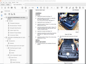 Yale Forklift E875 GLPGDPGTP( 40N, 50N, 60N, 70N) Service Manual PDF