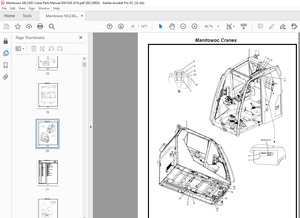 Manitowoc Crane MLC650 Parts Manual 6501028 PDF