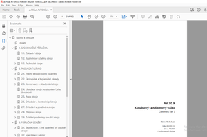 AMMANN AV 70 X Kloubový tandemový válec Návod k obsluze 4062001 PDF