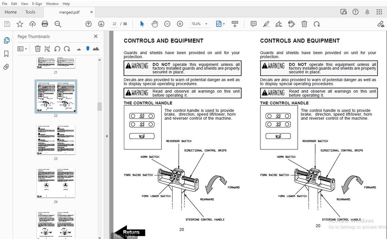 BT PRIME MOVER HX-65 OPERATOR’S MANUALS – PDF DOWNLOAD