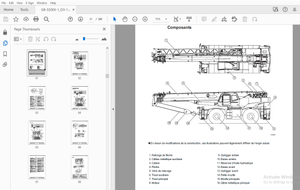 Tadano GR-550EX-1 Grue tout terrain Instructions de service et d’entretien – PDF