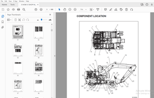 Daewoo Solar 140/160W-V Wheel Excavator Shop Manual 023-00065E - PDF DOWNLOAD