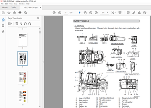 Hyundai 120/130/160D-9V Forklift Truck Operator’s Manual 2023 – PDF DOWNLOAD