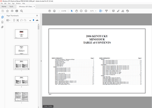 Thomas Built Buses 2006 KENTUCKY MINOTOUR ELECTRICAL WIRING MANUAL  – PDF DOWNLOAD