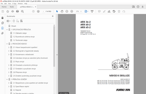 AMMANN ARX 36-2 ARX 40-2 ARX 45-2 NÁVOD K OBSLUZE - PDF