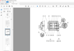 Hitachi Excavator UH07-s UH081 UH082 HYDRAULIC COMPONENTS Parts List Manual(Pl649-H-4) PDF DOWNLOAD